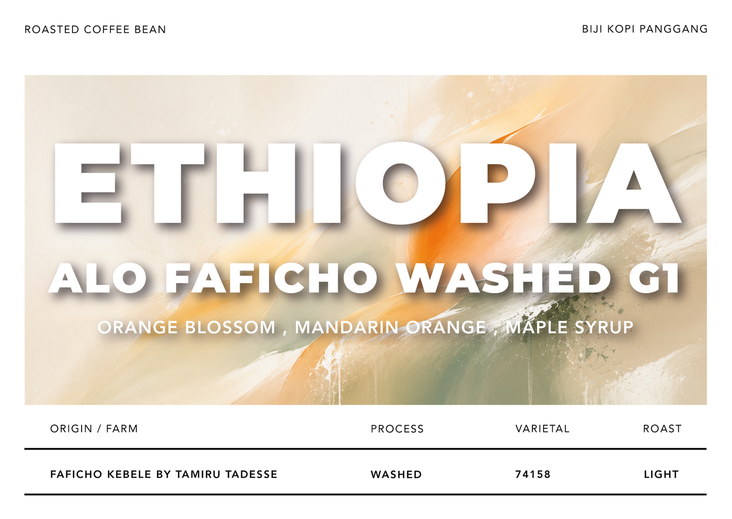 Ethiopia Alo Faficho Washed G1